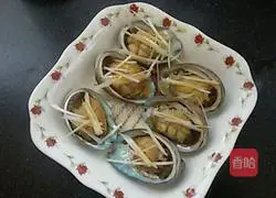 Illustration of how to make steamed abalone 16
