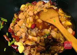 Illustration of braised taro chicken 8