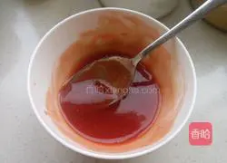 Illustration of how to make pineapple sweet and sour pork 9