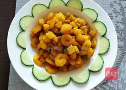 Illustration of how to make lazy shrimp curry 9