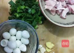 Braised quail egg pork belly recipe 1