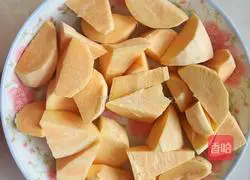 Illustration of how to make shredded sweet potatoes 1