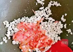 Illustration of how to make tofu with minced meat and tomato sauce 10