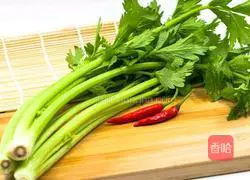 Spicy celery Illustration of how to do it 1