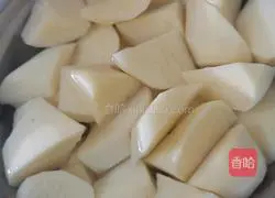 Illustration of how to make curry potato chicken nuggets 2