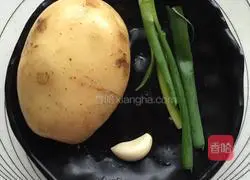 Illustration of how to make wolf tooth potatoes 1