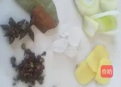 Illustration of braised pork ribs and stewed potatoes 2 