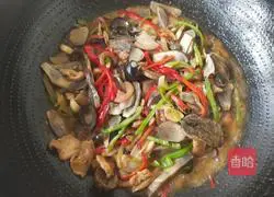 Illustration of how to make fried pork slices with porcini mushrooms 13