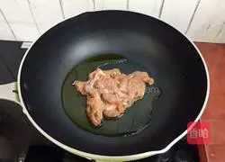 Illustration of how to make fried meat with mushrooms 8