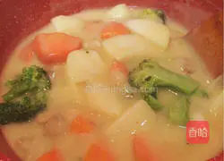 Cream stew Illustration of how to do it 11