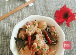 Illustration of how to make waxed pig's trotters and kelp 8