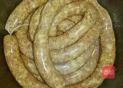 Illustration of homemade grilled sausage 4