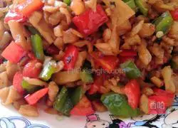 Illustration of stir-fried diced radish 10