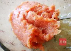 Illustration of Korean style fried melon stuffed with meat 7