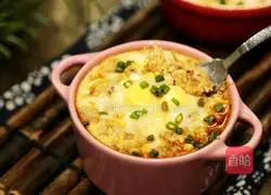 Illustration of how to make steamed egg cakes with minced meat 7