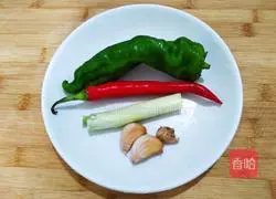 Illustration of how to make braised olive beans 2