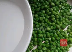 # steamed vegetables# Illustration of how to make steamed peas 6
