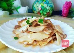 How to cook wild rice stir-fried pork Illustration 8