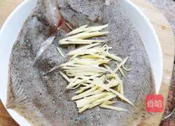 Green Steamed Turbot Fish Illustration of how to cook fish 1