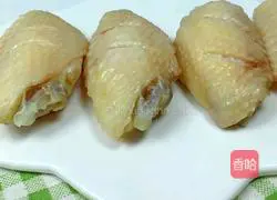 Illustration of how to make golden potato chips and fragrant chicken wings 3