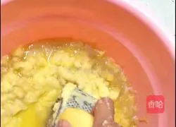 Illustration of how to make potato cake and fried meat 2