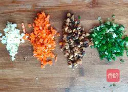 Illustration of how to make minced meat and tofu balls 2