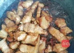 Illustration of home braised pork recipe 6