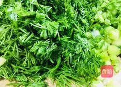 Illustration of how to make fried eggs with fennel 2