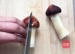 Illustration of how to fry matsutake in butter 3