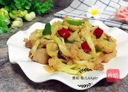 Illustration of how to make stir-fried organic cauliflower 9