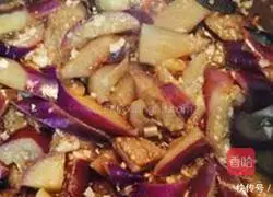 Braised eggplant Illustration of how to do it 6