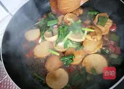 Illustration of how to cook vegetarian chicken in oyster sauce 9