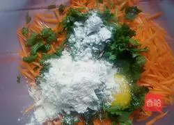 Illustration of how to make carrot meatballs 4