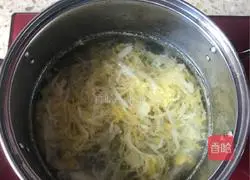 Illustration of how to make sauerkraut and fattened beef 2