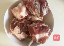 Braised Illustration of how to make pork stick bones 1