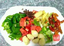 Illustration of how to make spicy snails 1