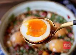 Illustration of how to make Korean sauced eggs 11