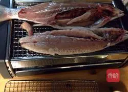 Illustration of home-cooked grilled fish 2