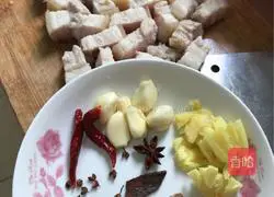 Illustration of how to make braised pork 3