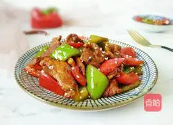 Illustration of how to make fried pork with pepper 11