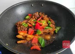 Illustration of braised chicken nuggets 9