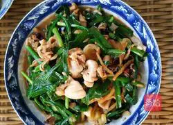 Illustration of how to make stir-fried squid with leeks 14