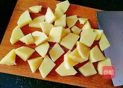 Illustration of how to make steamed beef with rice flour 6