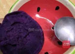 # Steamed Vegetables# Purple Sweet Potato Quail Egg Pudding Recipe Illustration 1