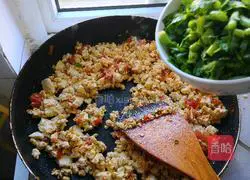 Illustration of how to make chrysanthemum tofu 7