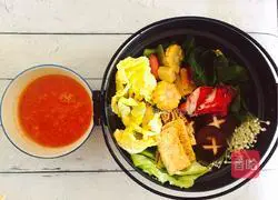 Illustration of sukiyaki recipe 7