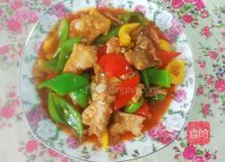 Illustration of how to make sweet and sour pepper meat slices 10