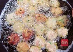 Illustration of how to make fried radish meatballs 13