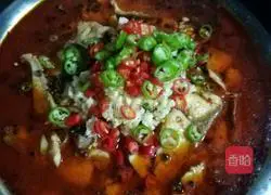 Illustration of how to make boiled fish 6