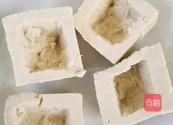 Illustration of how to make pan-fried tofu 1